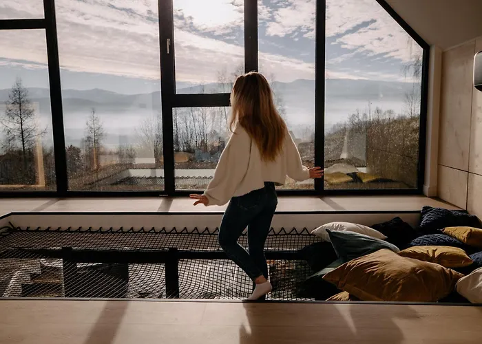 Flowfort - Karkonosze - Mountain View - Private Hot Tub & Sauna Feriehus *