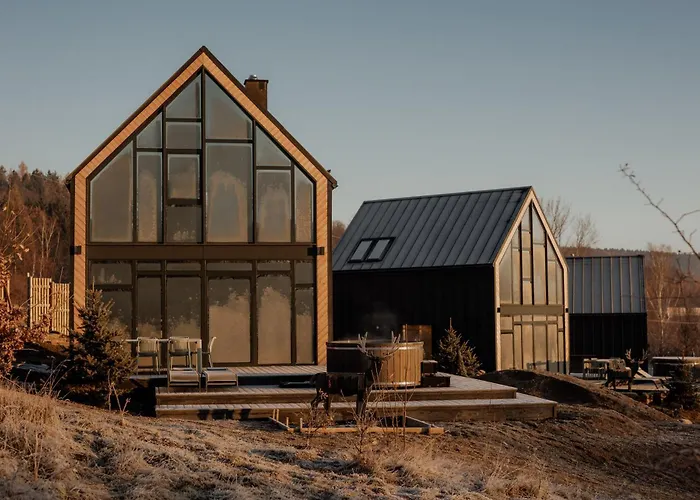 Flowfort - Karkonosze - Mountain View - Private Hot Tub & Sauna Дом отдыха Wojcieszyce